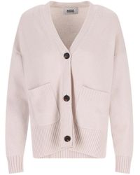 Alpha Studio - Cardigan Con Tasche E Scollo A V - Lyst