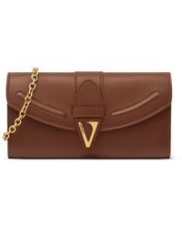 Versace - V-Logo Leather Wallet - Lyst
