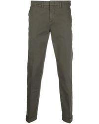 Fay - Stretch-Cotton Tapered Chino Trousers - Lyst