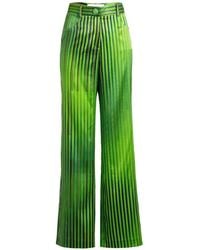 Silvia Tcherassi - Emine Striped Palazzo Trousers - Lyst