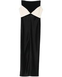 Nanushka - Maxi-Rok Met Omgeslagen Tailleband - Lyst