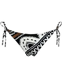 Miss Bikini - Bas De Bikini À Fermeture Nouée - Lyst