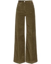 Pinko - Wendy Cotton-Blend Trousers - Lyst