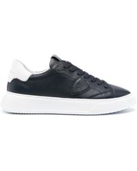 Philippe Model - Temple Sneakers Met Logopatch - Lyst