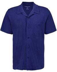 Majestic Filatures - Short-Sleeve Button-Up Shirt - Lyst