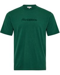 JW Anderson - Camiseta con logo bordado - Lyst