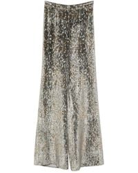 Forte Forte - Weite Hose Mit Animal-Muster - Lyst