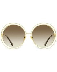 Chloé - Carlina Round-Frame Sunglasses - Lyst