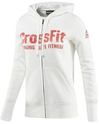 Reebok - Rcf Forging Elite Fitness Zip-Fastening Hoodie - Lyst