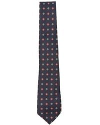 Canali - Geometric-Pattern Pointed-Tip Tie - Lyst
