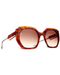 Caroline Abram - Patrizia Geometric-Frame Sunglasses - Lyst