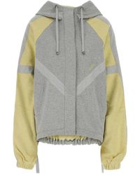 The Attico - Hooded Oversized Cotton Bomber Jacket - Lyst