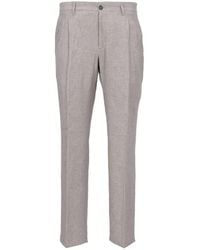 Isaia - Pleated Tailored Trousers - Lyst