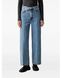 Levi's - Ribcage Jeans Met Wijde Pijpen En Ceintuur - Lyst