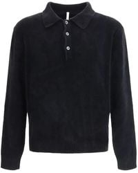 sunflower - Chenille Button Polo Shirt - Lyst