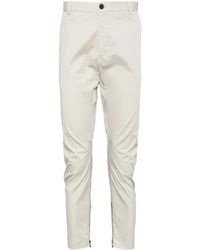 Lanvin - Tapered Cotton Trousers - Lyst