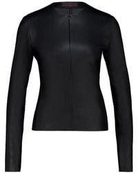 Stouls - Imany Long-Sleeve Leather Top - Lyst