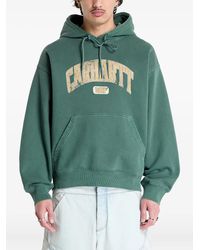 Carhartt - Felpa Con Cappuccio E Logo - Lyst