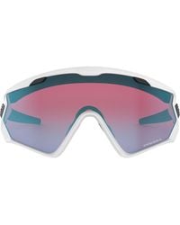 Oakley 'Wind Jacket 2.0' Pilotenbrille - Weiß