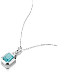 Thomas Sabo - Collana Elyndra Con Pendente Ottagonale - Lyst