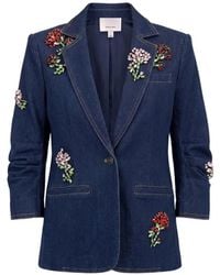 Cinq À Sept - Blazer Khloe À Ornements Strassés - Lyst