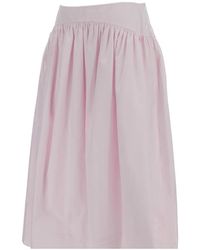 Simone Rocha - Jupe Mi-Longue À Fronces - Lyst
