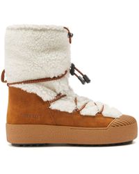 Moon Boot - Ltrack Polar Shearling Snow Boots - Lyst