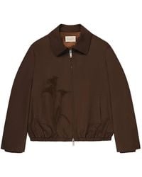Slowear - Floral-Embroidered Bomber Jacket - Lyst
