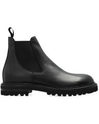 Giorgio Armani - Leather Chelsea Boots - Lyst