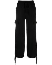 P.A.R.O.S.H. - Drawstring-Waistband Cargo Trousers - Lyst