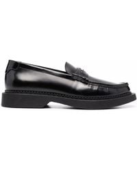 Saint Laurent - Teddy 10 Leather Loafer - Lyst