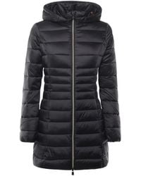 Save The Duck - Reese Quilted Hooded Padded Coat - Lyst