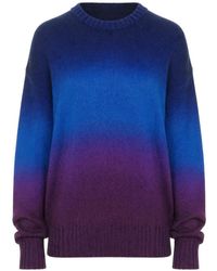 AMIYA - Sweat En Maille À Effet De Dégradé - Lyst