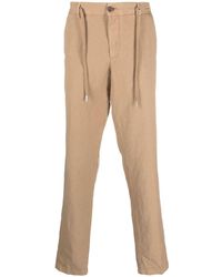 Myths - Drawstring-Waist Lyocell-Linen Chino Trousers - Lyst