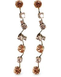 forte_forte - Crystal-Embellished Drop Earrings - Lyst