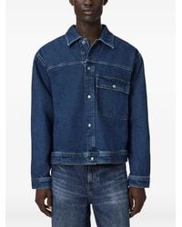 AllSaints - Cast Chest-Pocket Denim Jacket - Lyst