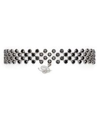 Blumarine - Strass Chain Choker - Lyst