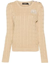 Ralph Lauren - Montiva Cable-Knit Jumper - Lyst