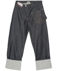 JW Anderson - Button-Fastening Wide-Leg Jeans - Lyst