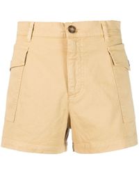 FRAME - Utility-Shorts mit aufgesetzten Taschen - Lyst