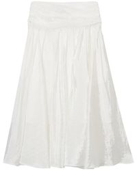 B+ AB - Falda midi plisada - Lyst