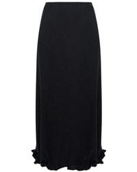 SEEN USERS - Twombly Bloom Ruffled Midi Skirt - Lyst