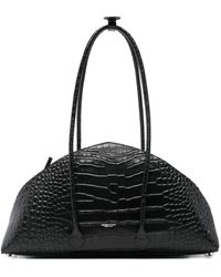 FEDERICO CINA - Crocodile-Effect Tote Bag - Lyst