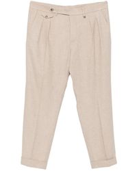 Manuel Ritz - Tokyo Double-Pleat Twill Trousers - Lyst