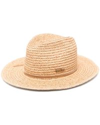 Borsalino - ストロー フェドーラハット - Lyst