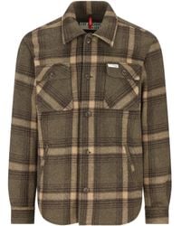 Fay - Check-Pattern Shirt - Lyst