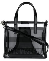 love moschino clear bag