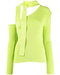 ANDERSSON BELL - Conny Scar Neck Tight Knit Top - Lyst