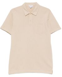 Sunspel - Poloshirt Mit Aufgesetzter Tasche - Lyst