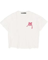 Bimba Y Lola - T-Shirt Mit Schleifen-Print - Lyst